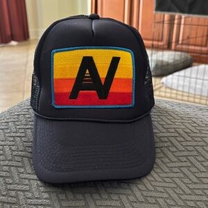 Aviator Nation Blue Mesh Cap with Colorful Logo